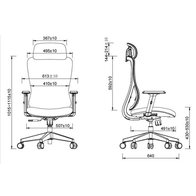 Chair Dimensions Illustration