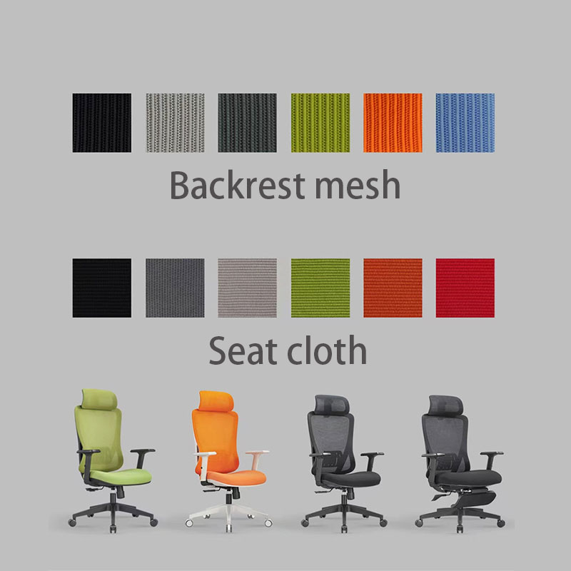 Color Options for Backrest Mesh and Seat Cloth