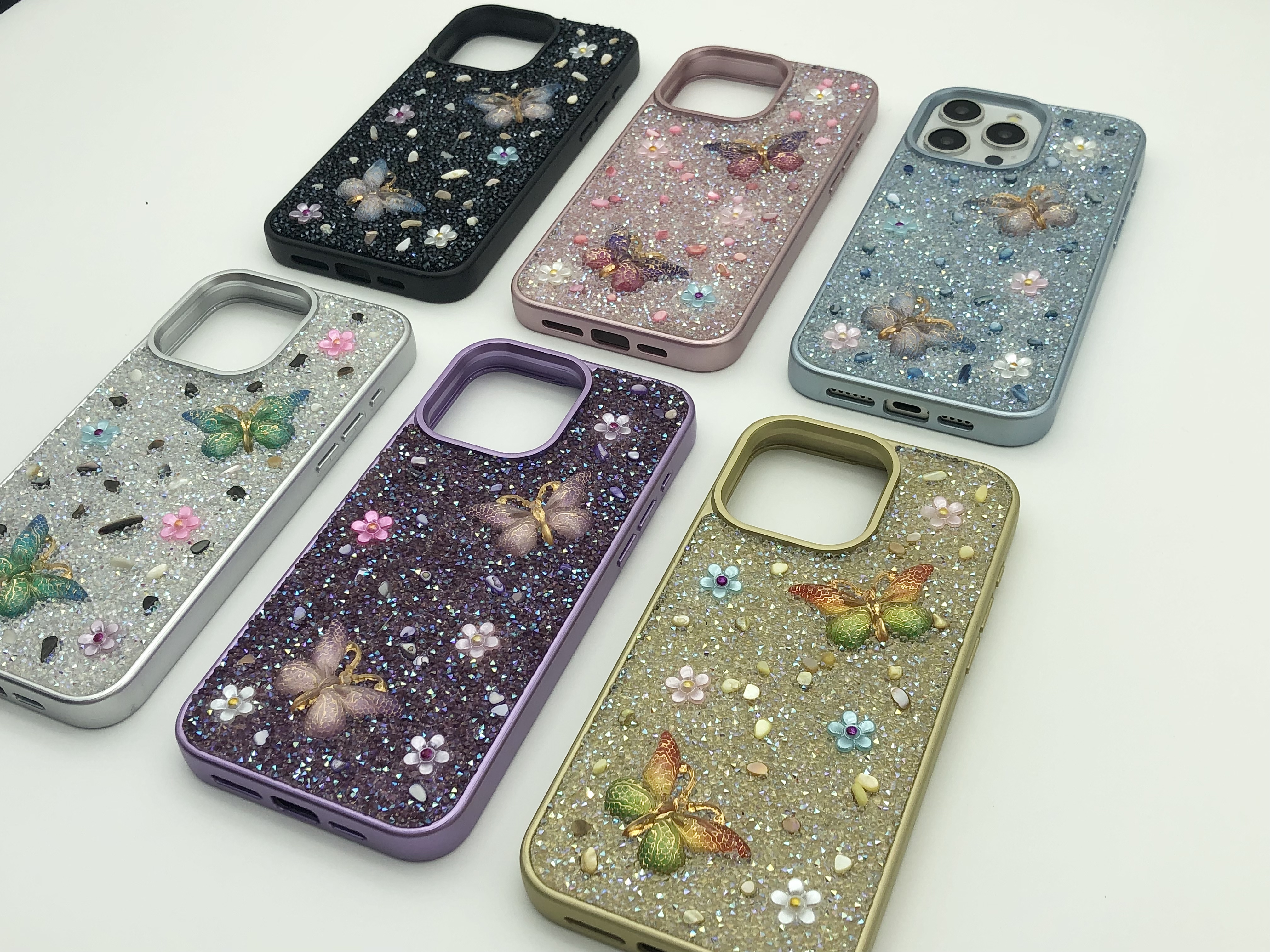 Butterfly and Flower iPhone Cases