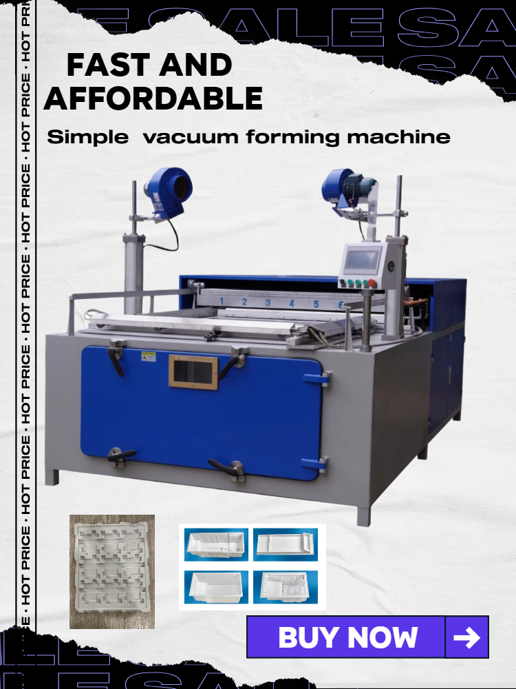 Affordable Small-Sized Thick Sheet Vacuum Forming Machine