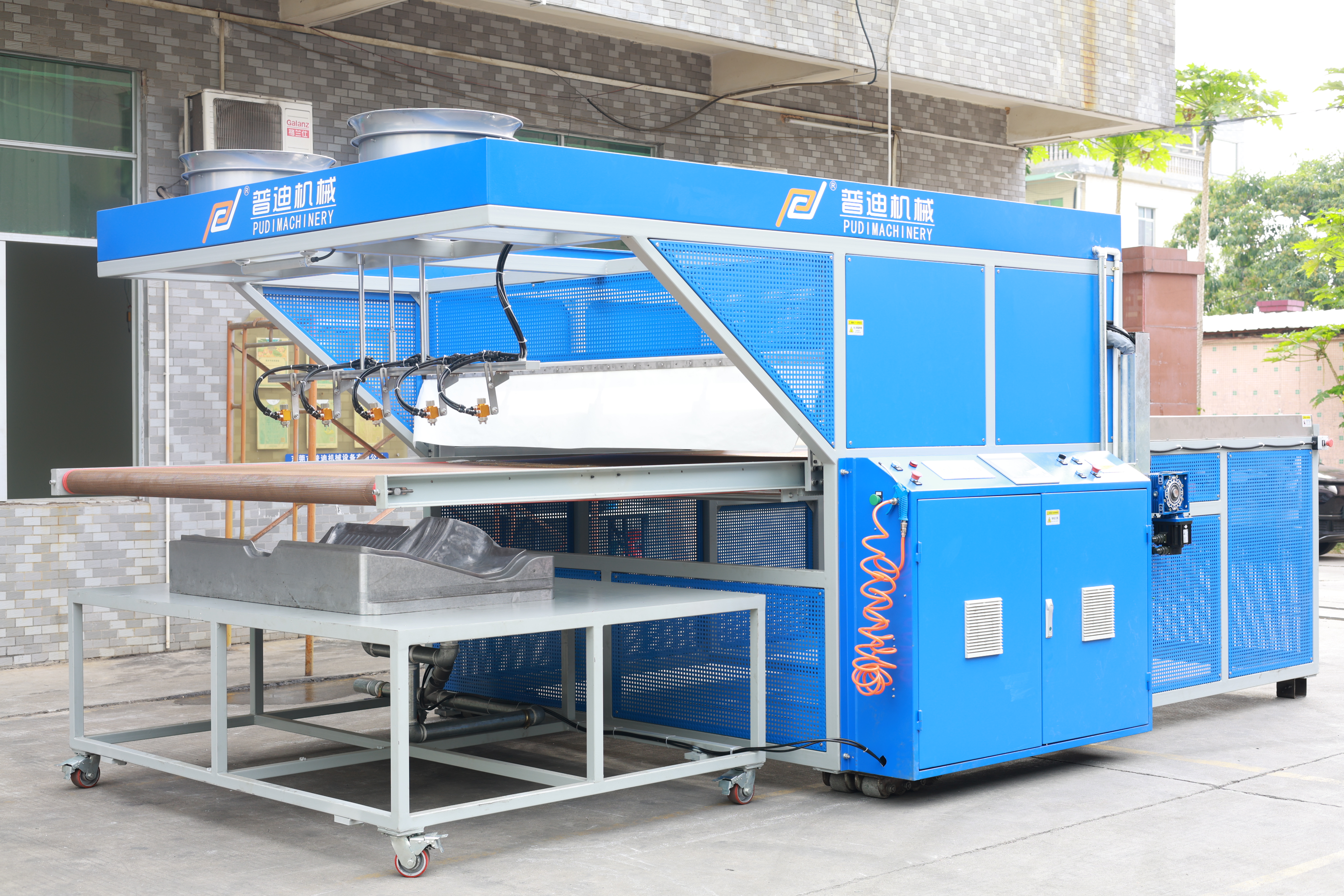 PDVF-CMS Semi-Automatic Vacuum Forming Machine for Producing TPE Car Foot Mats and Tailgate Mats