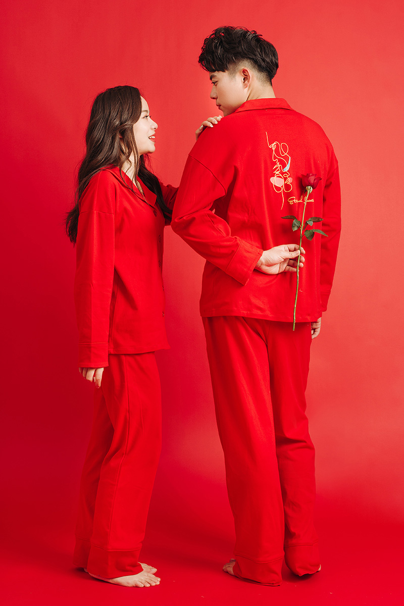 Men's and Women's cotton interlock pajamas